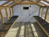 10x22 Green House Shed Combo - Grand Island Location | NE Sheds