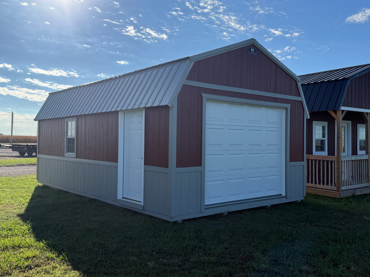 14x24 Lofted Garage - Alda, Nebraska Location | NE Sheds