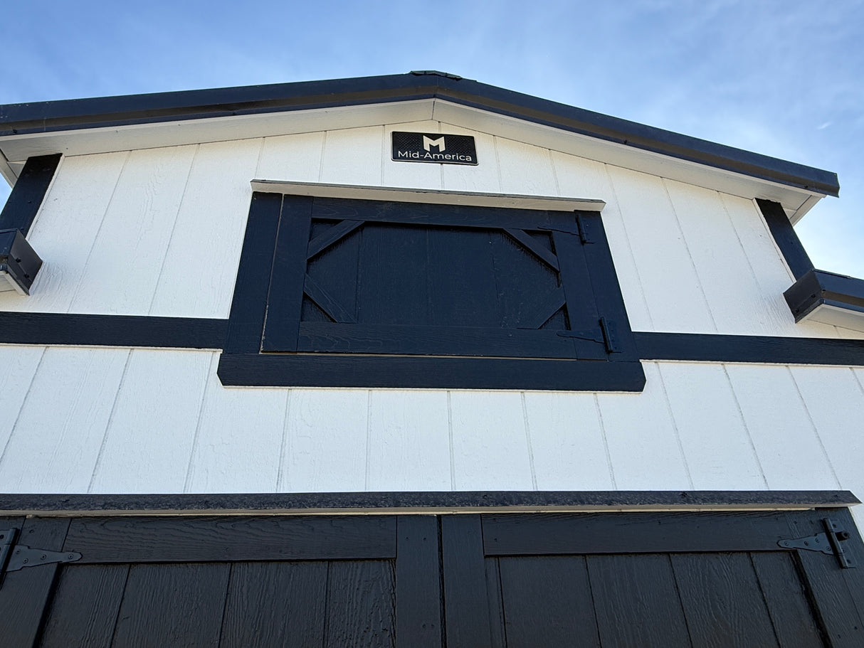 24x12 Country Barn - Hampton Nebraska Location | NE Sheds