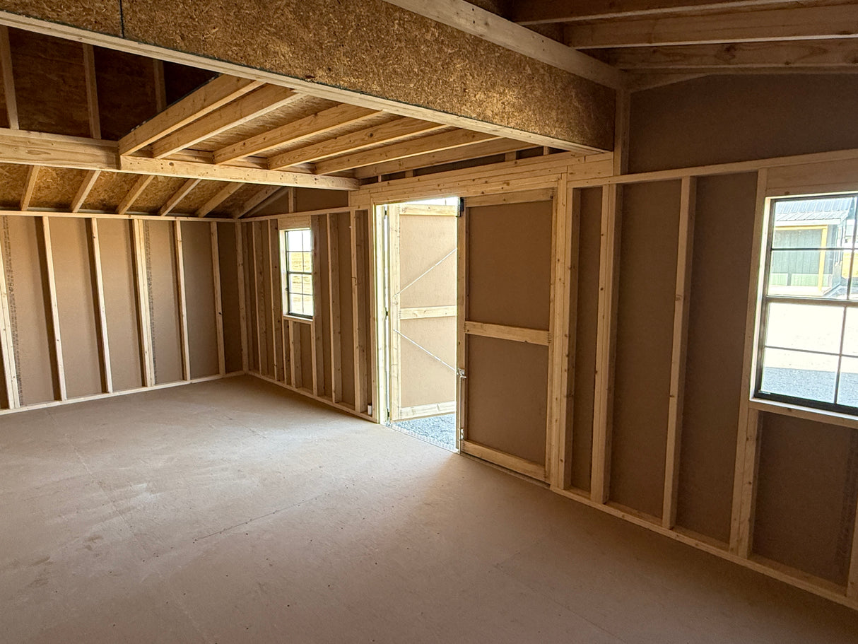 24x12 Country Barn - Hampton Nebraska Location | NE Sheds