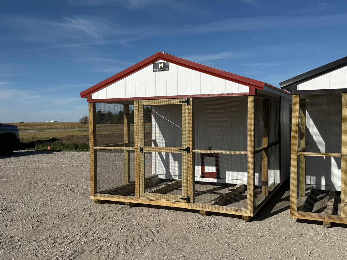10x20 Chicken Coop - Hampton Nebraska Location | NE Sheds