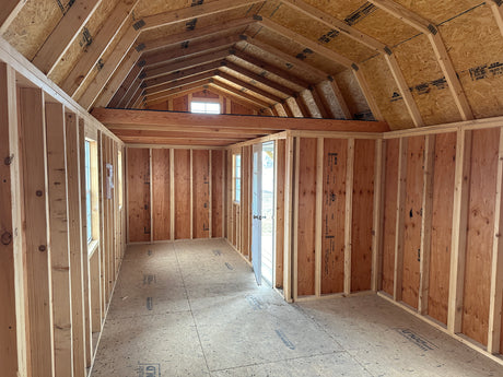 SOLD  12x28 Lofted Cottage Cabin - Columbus Nebraska | NE Sheds