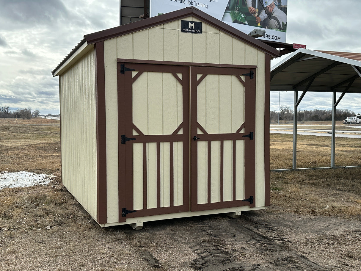 SOLD 8x12 Utility [7Ft walls] - Columbus Nebraska | NE Sheds