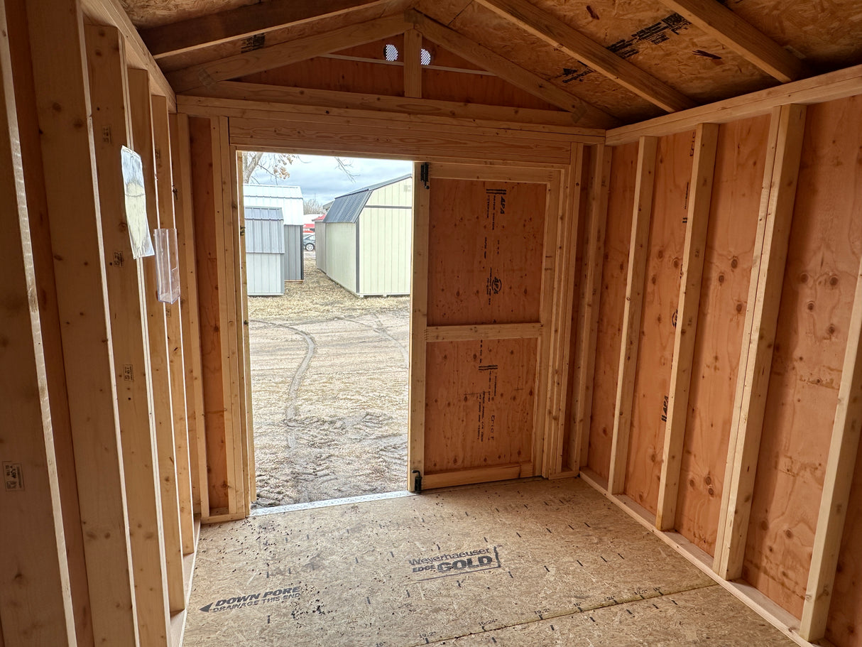 SOLD 8x12 Utility [7Ft walls] - Columbus Nebraska | NE Sheds