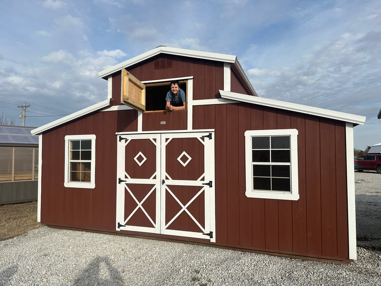 SOLD [10% OFF] 20x12 Country Barn - Hampton Nebraska | NE Sheds