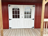 SOLD [LIKE NEW] 16x48 Lofted Cabin - Hampton Nebraska | NE Sheds