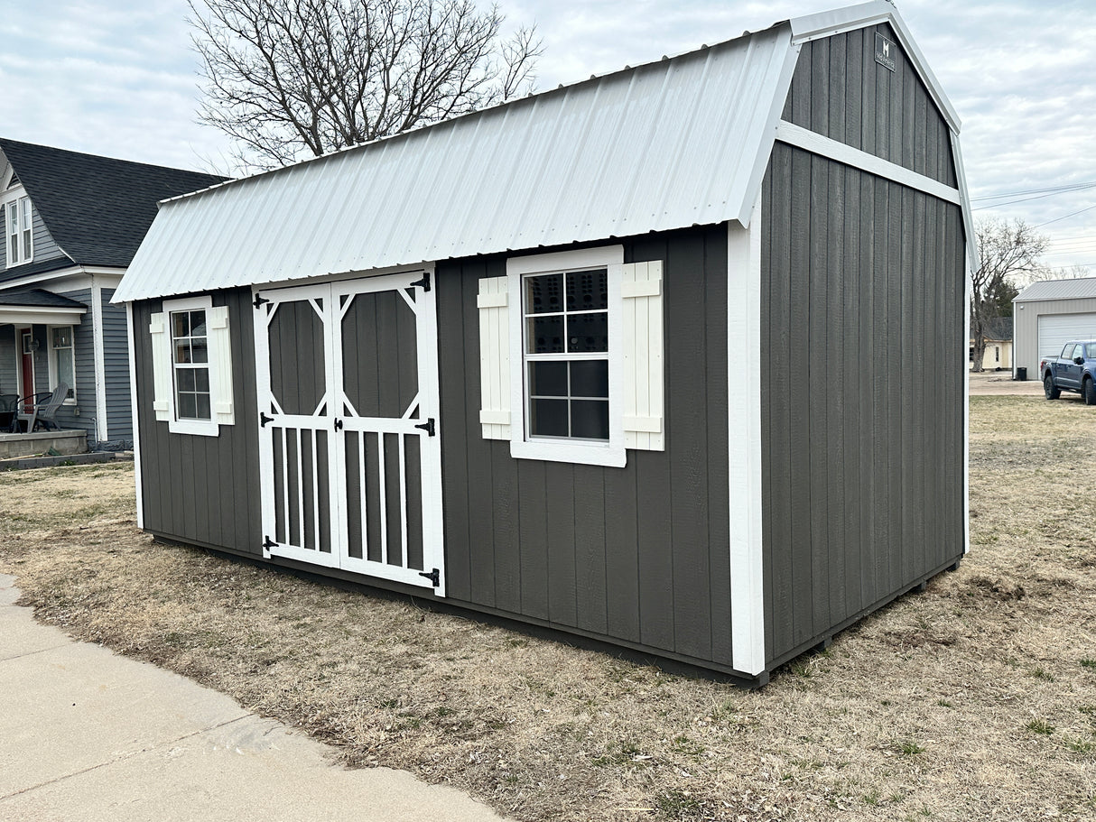SOLD 10x20 Lofted Garden Shed - Red Cloud Nebraska Location | NE Sheds