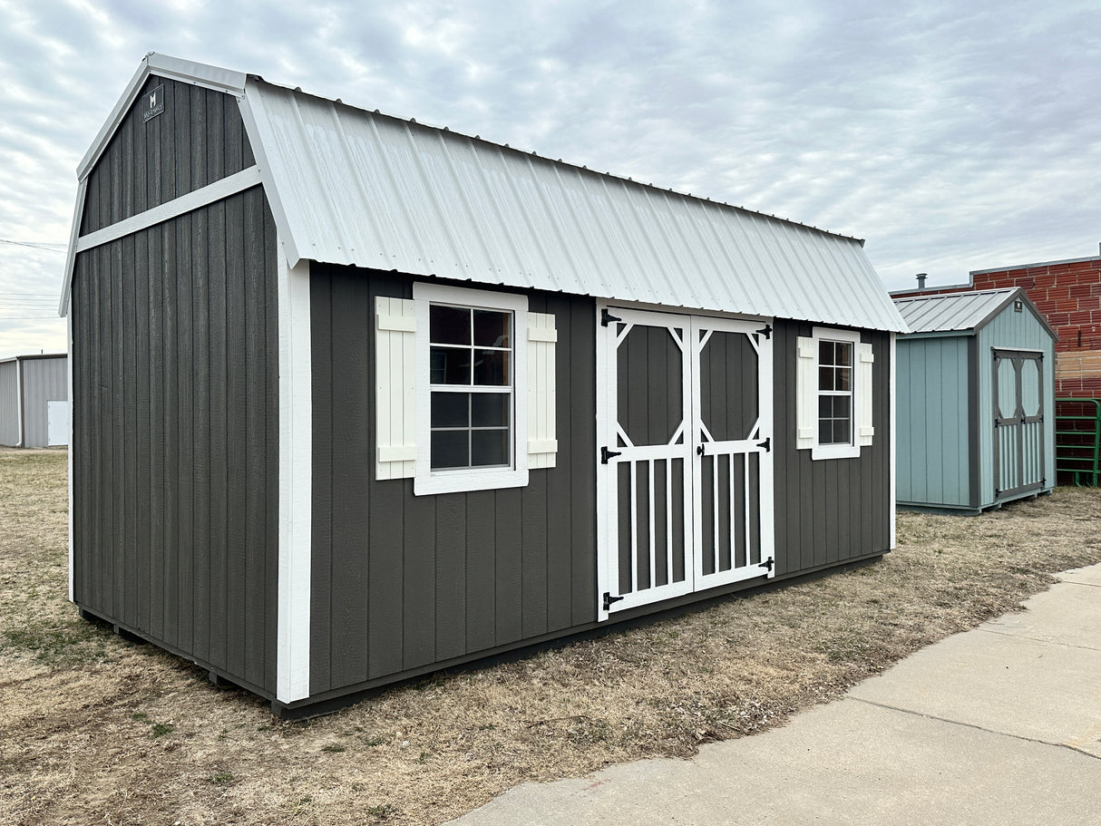 SOLD 10x20 Lofted Garden Shed - Red Cloud Nebraska Location | NE Sheds