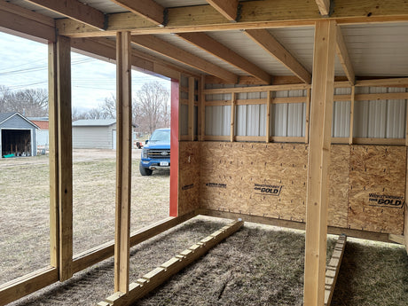 12x20 Loafing Shed - Red Cloud Ne. Location | NE Sheds