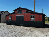 SOLD 28x14 Country Barn - Hampton Nebraska Location | NE Sheds