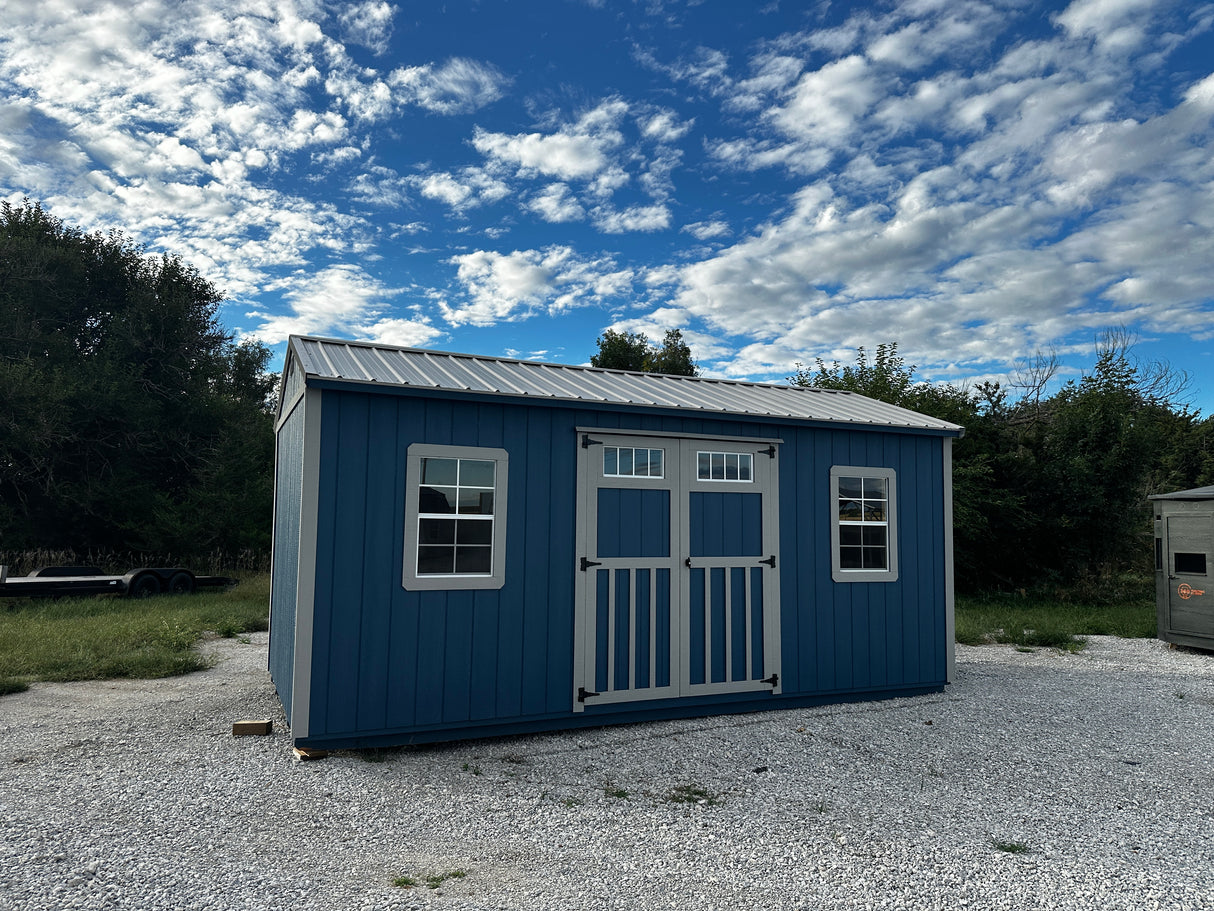 10x20 Side Lofted Utility Shed - Hampton, NE | NE Sheds