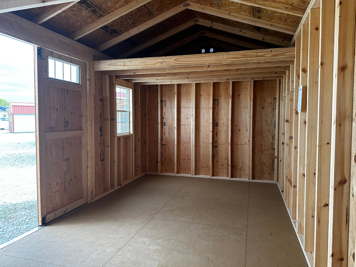 10x20 Side Lofted Utility Shed - Hampton, NE | NE Sheds