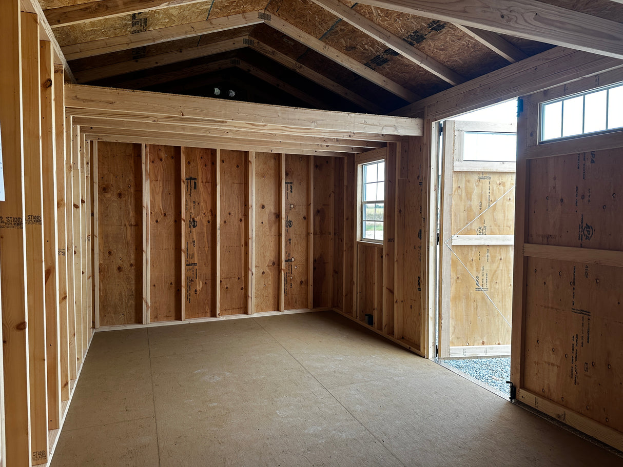 10x20 Side Lofted Utility Shed - Hampton, NE | NE Sheds