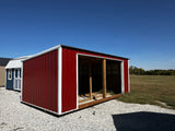 12x20 Metal Loafing Shed - Hampton Nebraska. | NE Sheds