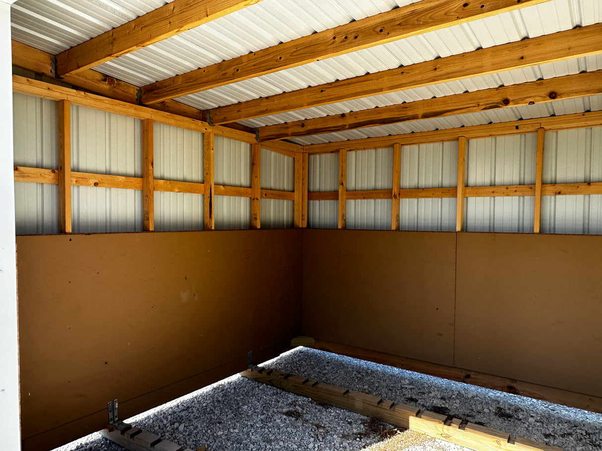12x20 Metal Loafing Shed - Hampton Nebraska. | NE Sheds
