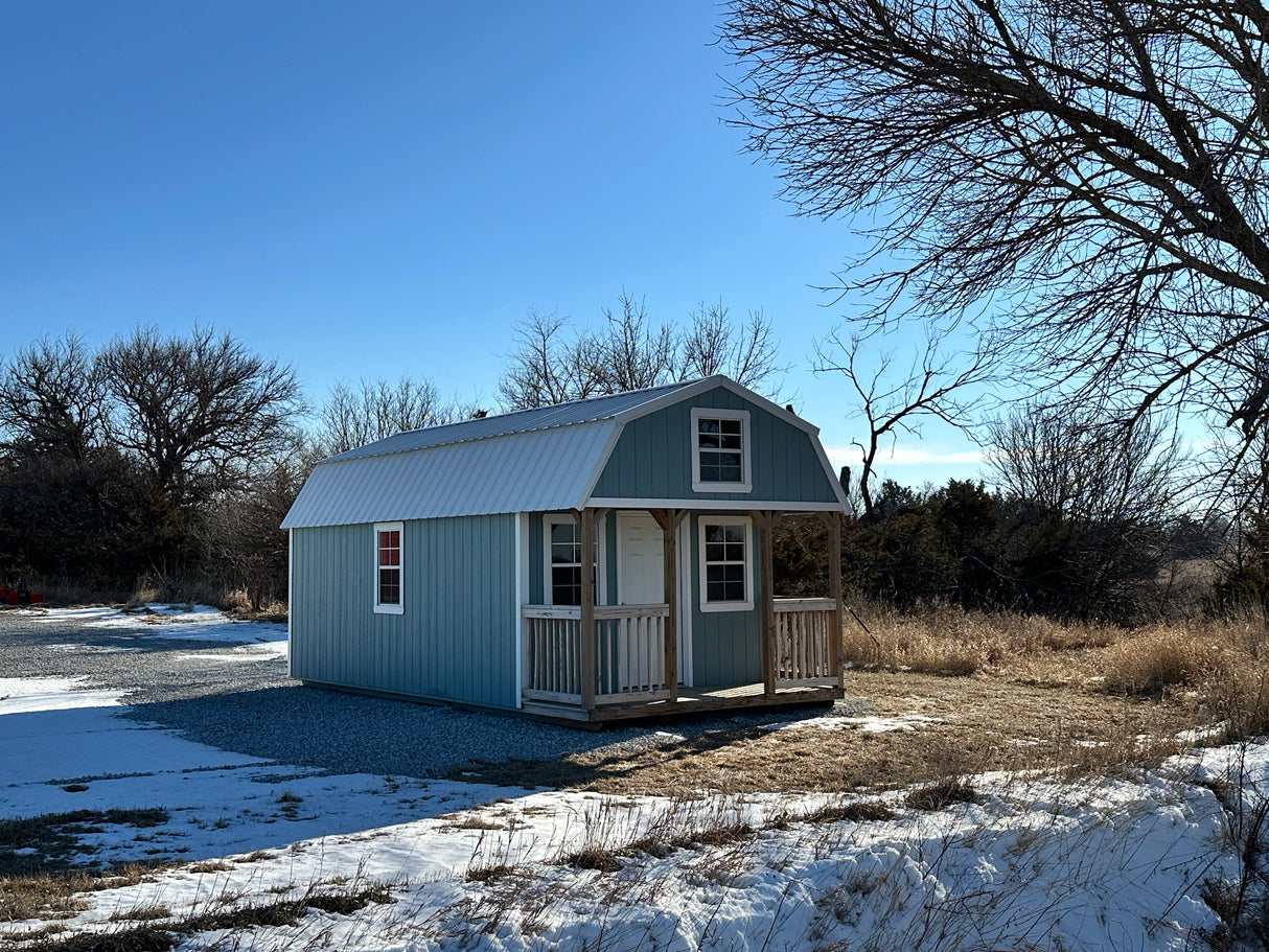 USED 12x24 Lofted Cabin - Hampton Location | NE Sheds