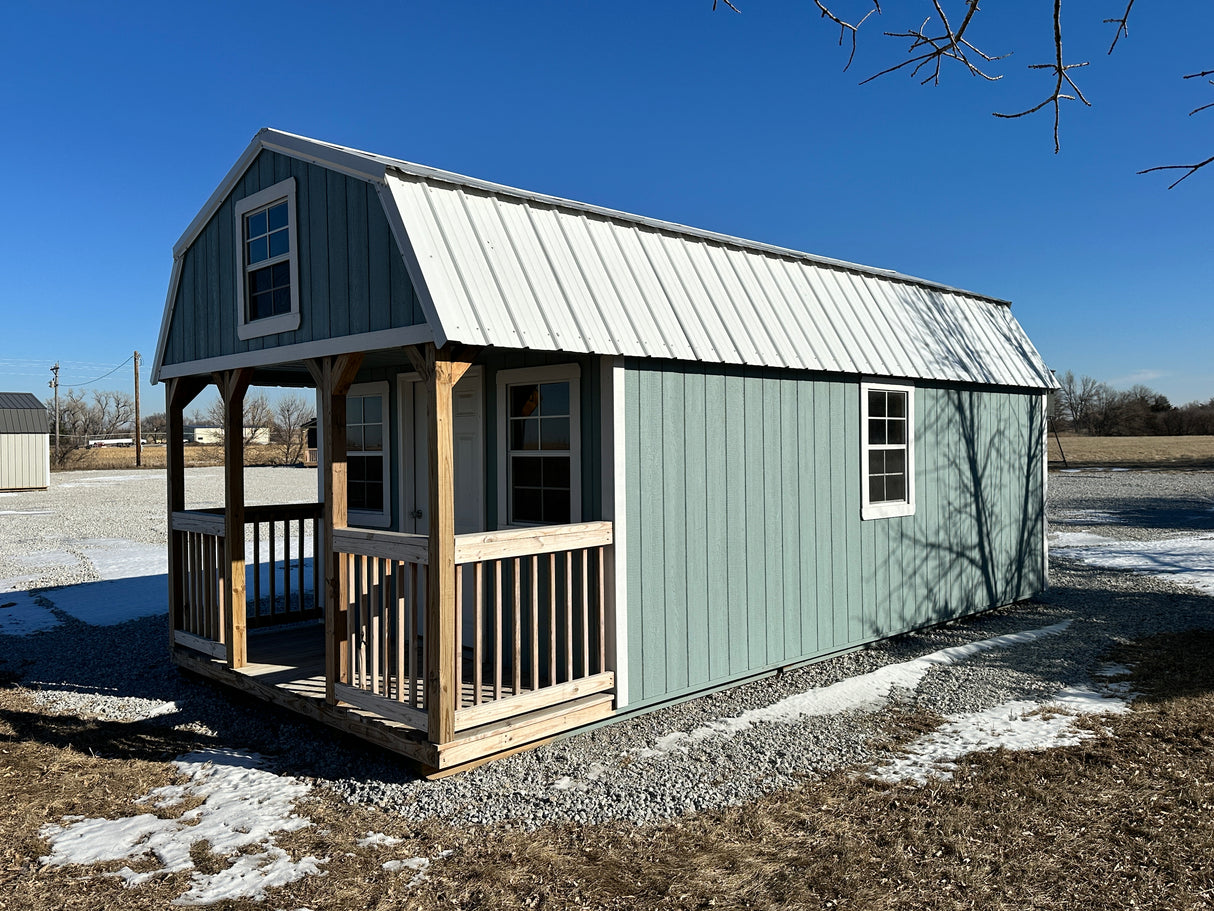 USED 12x24 Lofted Cabin - Hampton Location | NE Sheds
