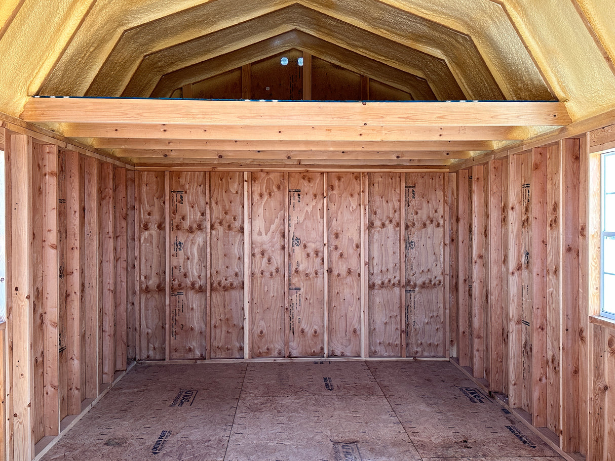 USED 12x24 Lofted Cabin - Hampton Location | NE Sheds