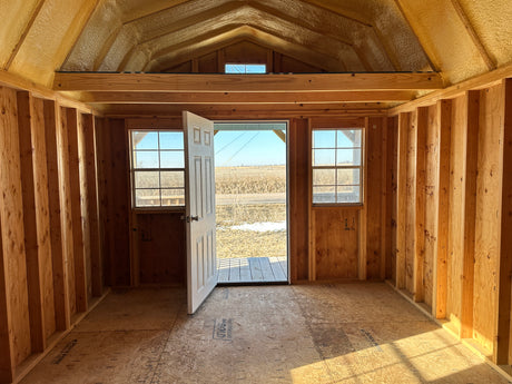 USED 12x24 Lofted Cabin - Hampton Location | NE Sheds