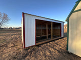 Sold | 10x20 Metal Loafing Shed - Wisner NE. NEsheds