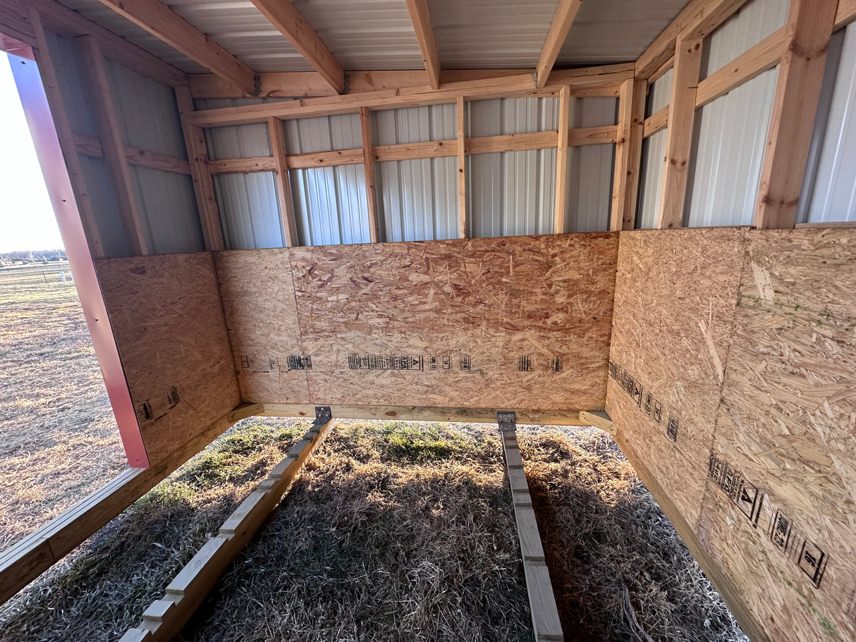 Sold | 10x20 Metal Loafing Shed - Wisner NE. NEsheds