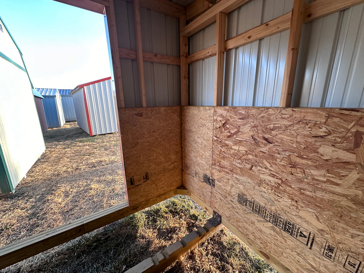 Sold | 10x20 Metal Loafing Shed - Wisner NE. NEsheds