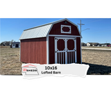 SOLD 10x16 Lofted Barn - Grand Island, Nebraska Location | NE Sheds