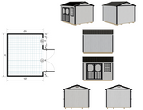 10x12 Garden Shed - Yutan Nebraska location | NE Sheds - portable buildings