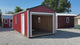 12x24 Garage (metal) - Hampton Nebraska | NE Sheds