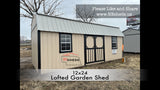SOLD 12x24 Lofted Garden Shed - Columbus Nebraska. | NE Sheds