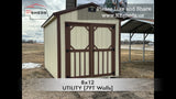 SOLD 8x12 Utility [7Ft walls] - Columbus Nebraska | NE Sheds