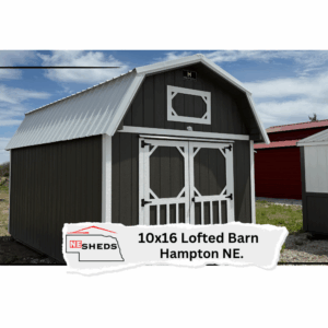 10x16 Lofted Barn - Hampton, NE