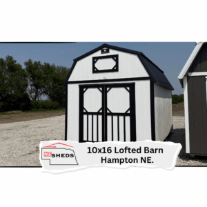 10x16 Lofted Barn - Hampton, NE
