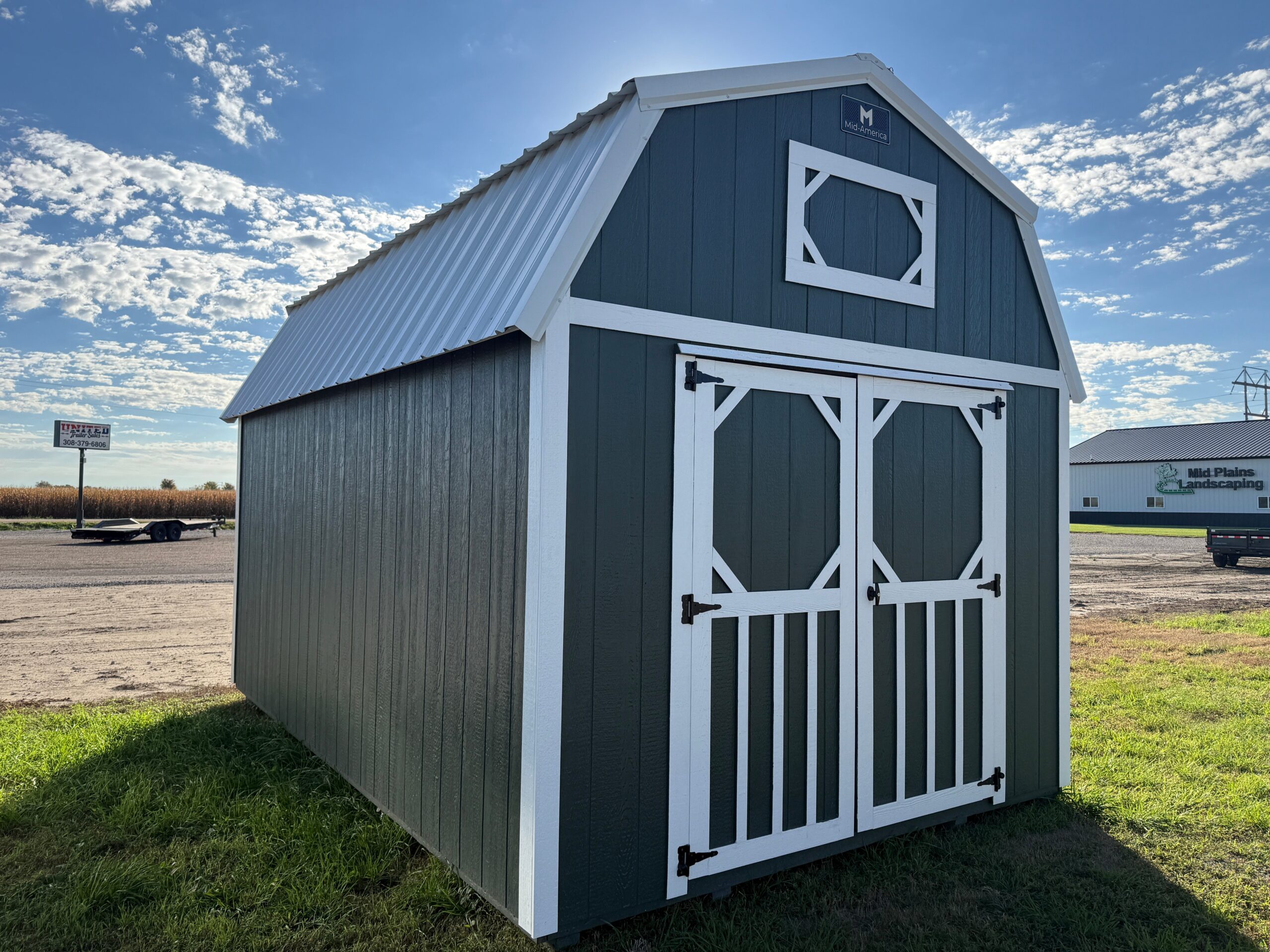 10x16 Lofted Barn - Alda, NE - Image 2